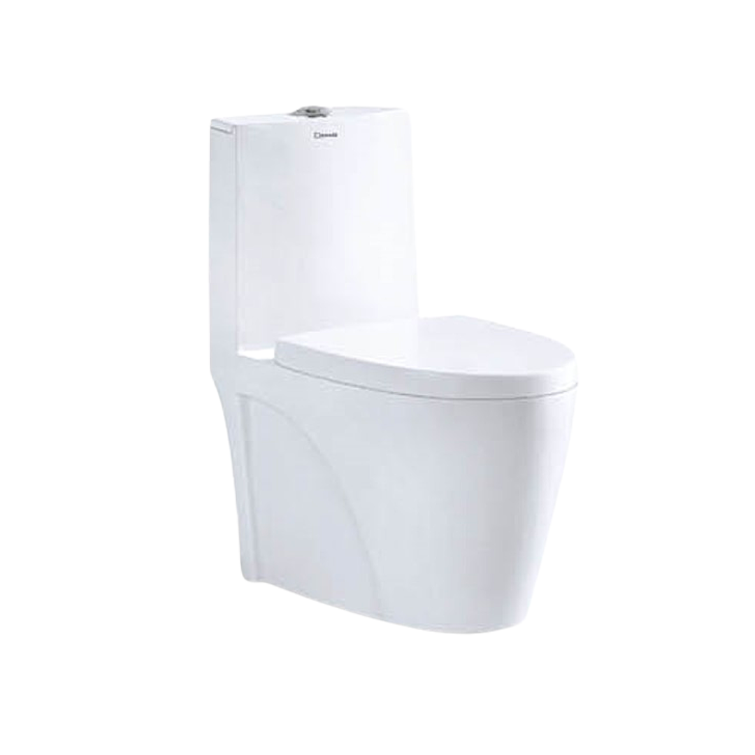 DOCASA White One Piece Washdown Water Closet