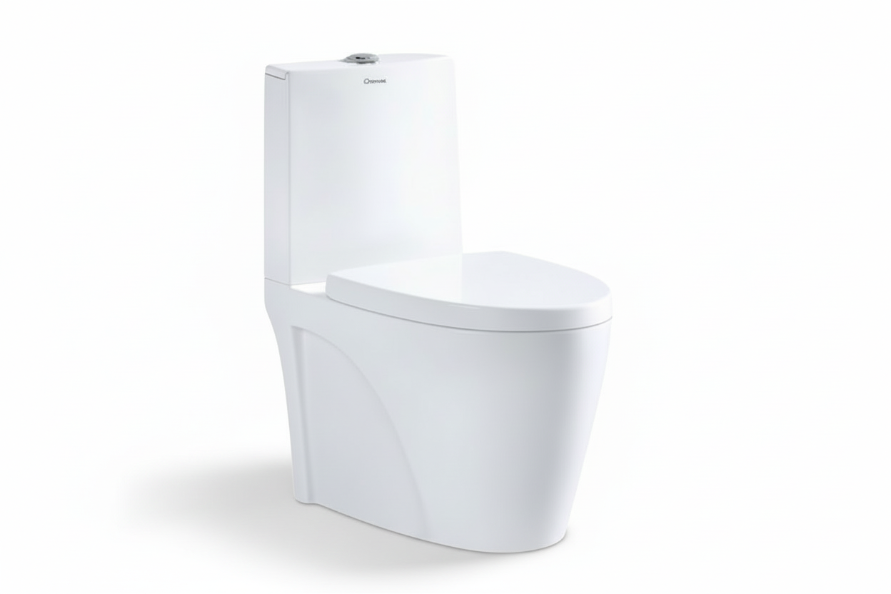 DOCASA White One Piece Washdown Water Closet