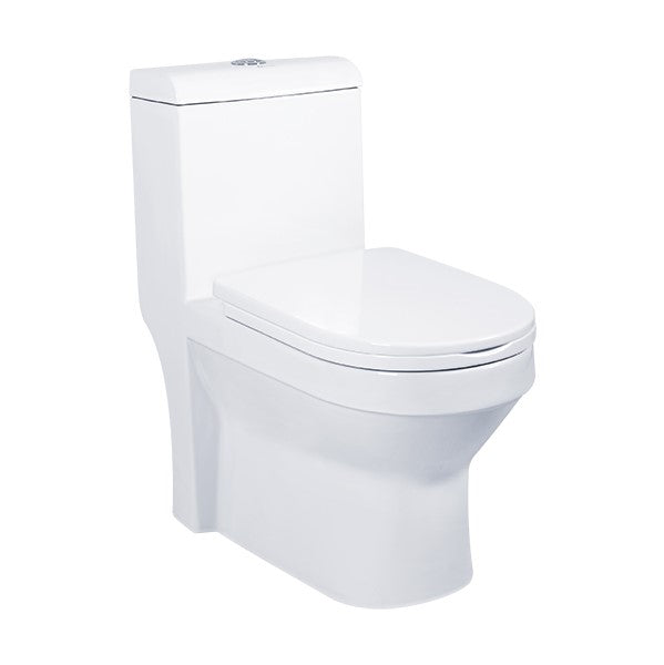 DOCASA One Piece Washdown Water Closet come with Dual Flush (3/6L)