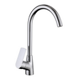 ALFRED VICTORIA 360mm Chrome Single Lever Sink Mixer with Swivel Spout