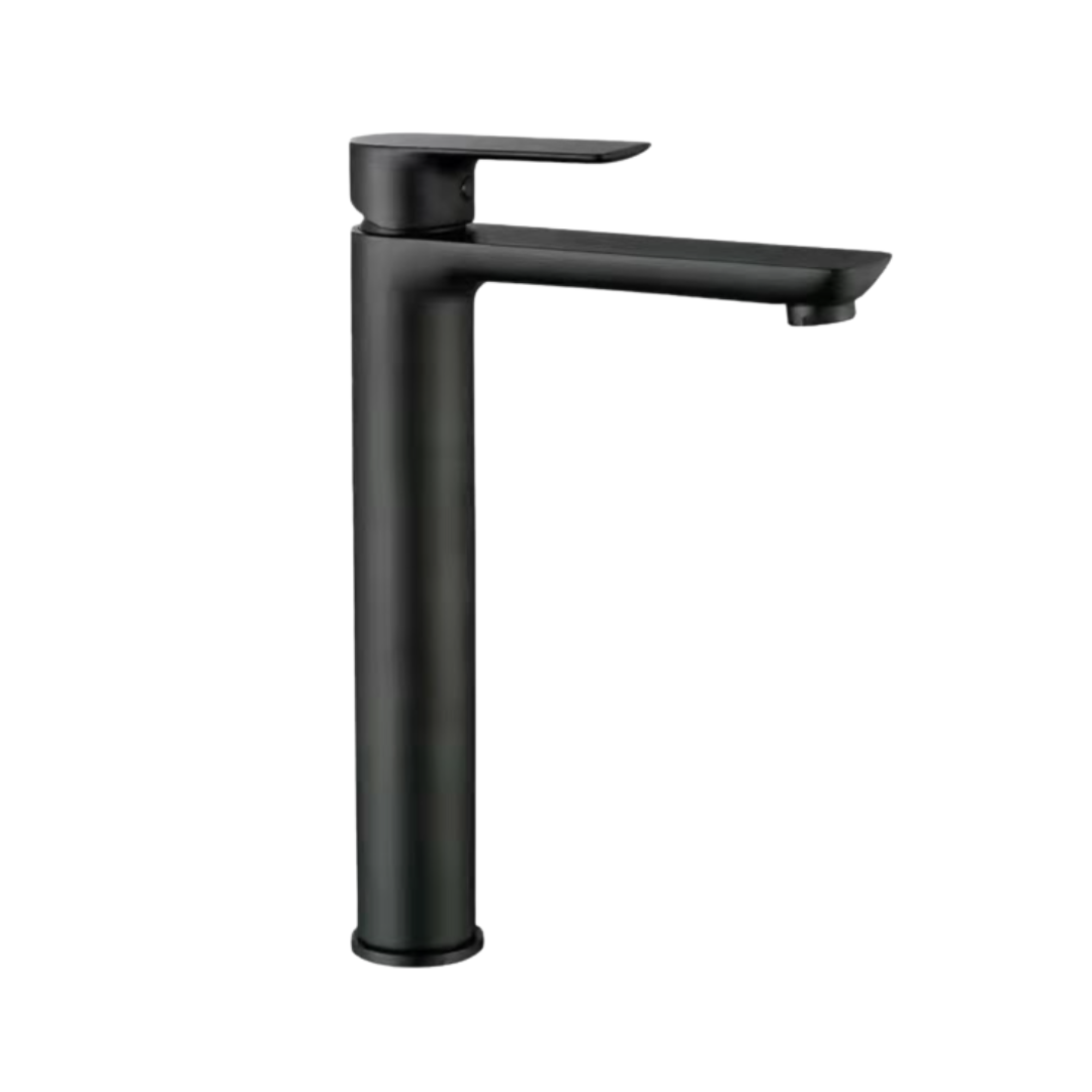 ALFRED VICTORIA 295mm Single Lever Tall Basin Mixer Tap - Matt Black