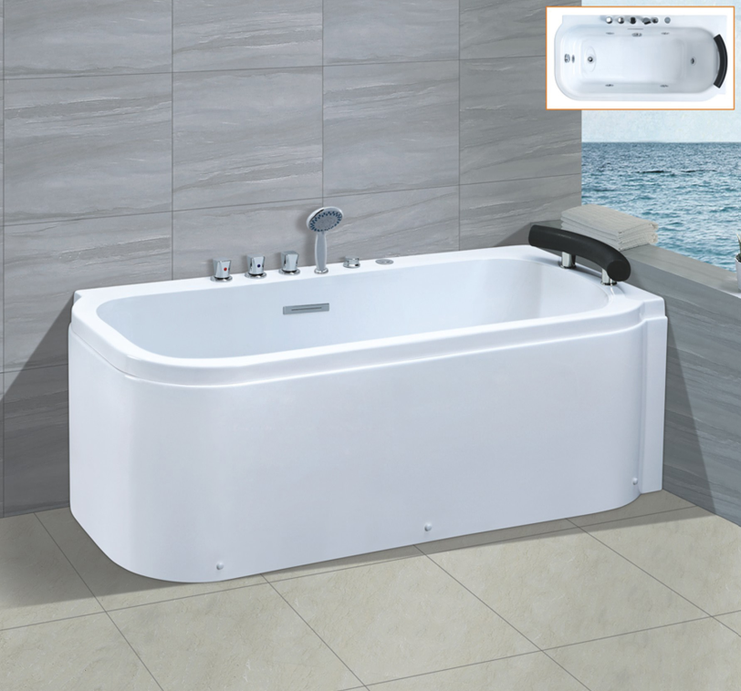 Ivano 1500mm Left/Right Skirt One Piece Bathtub