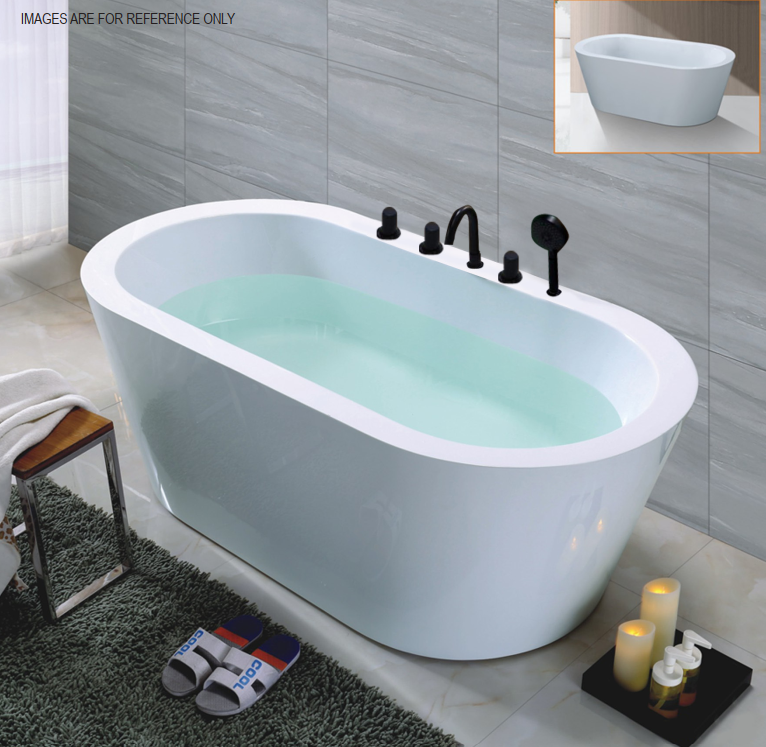 Castelo 1700mm One Piece Stand Alone Bathtub