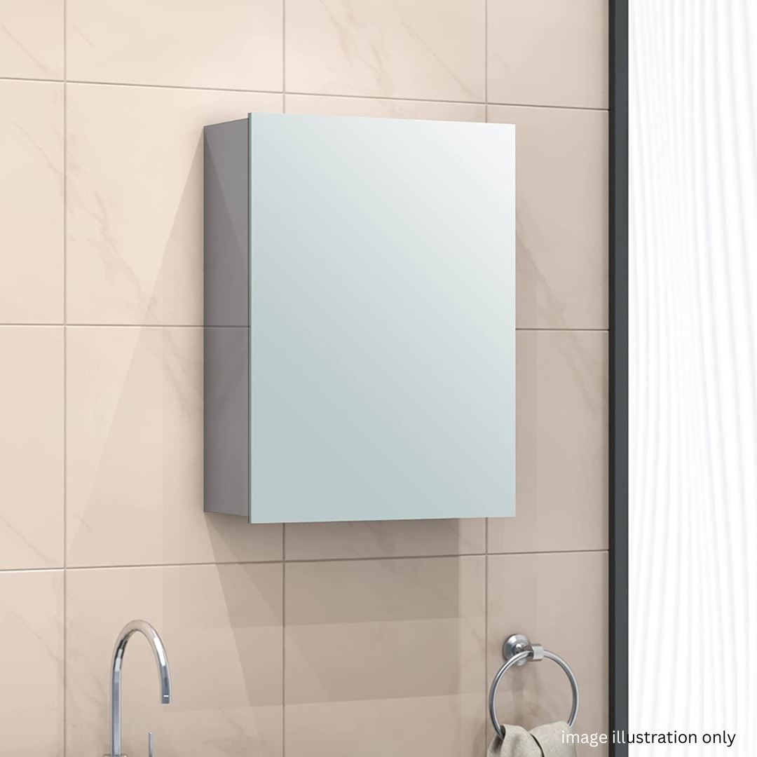 400mm Stainless Steel Mirror Cabinet