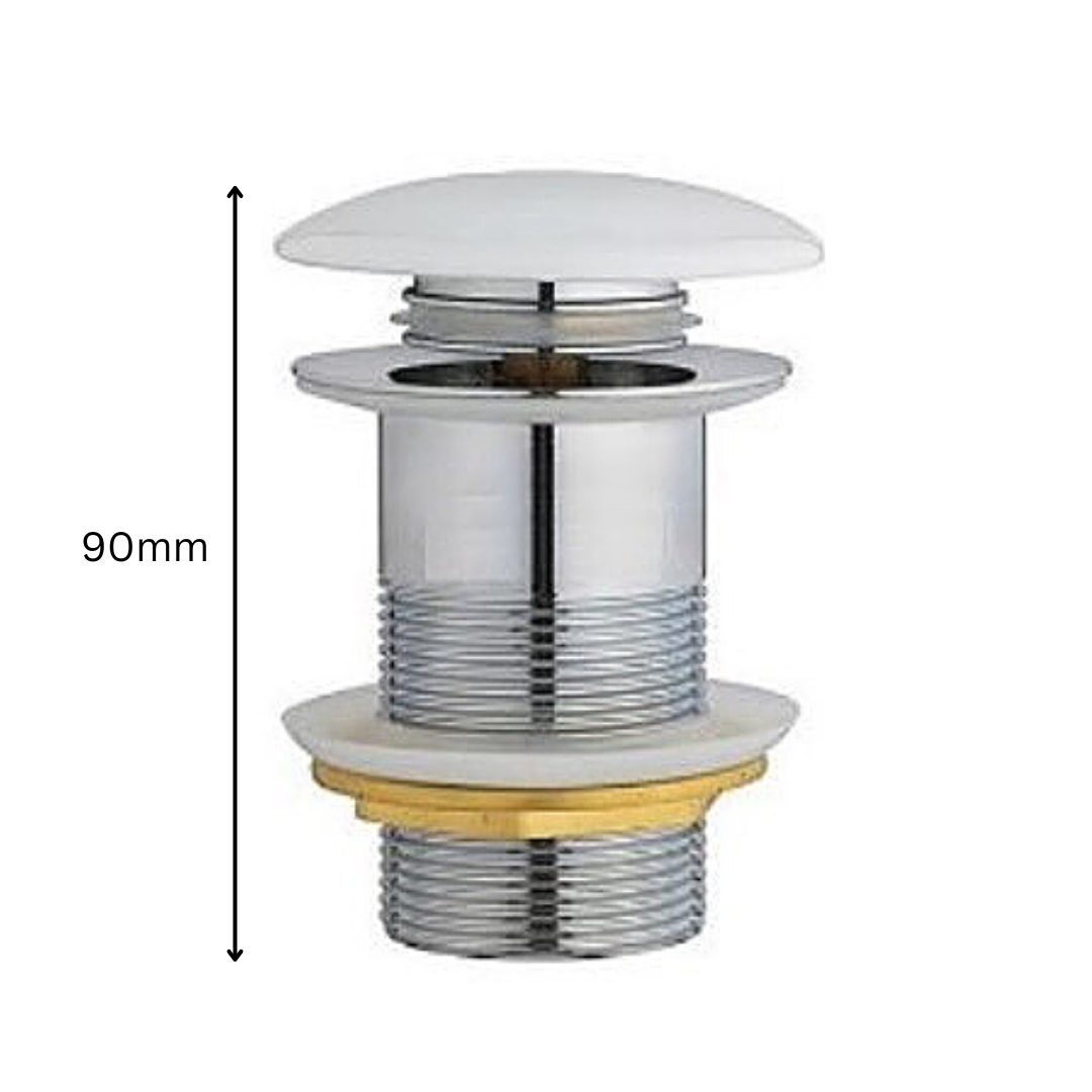 ALFRED VICTORIA Popup Waste Strainer  (1 1/4") - White