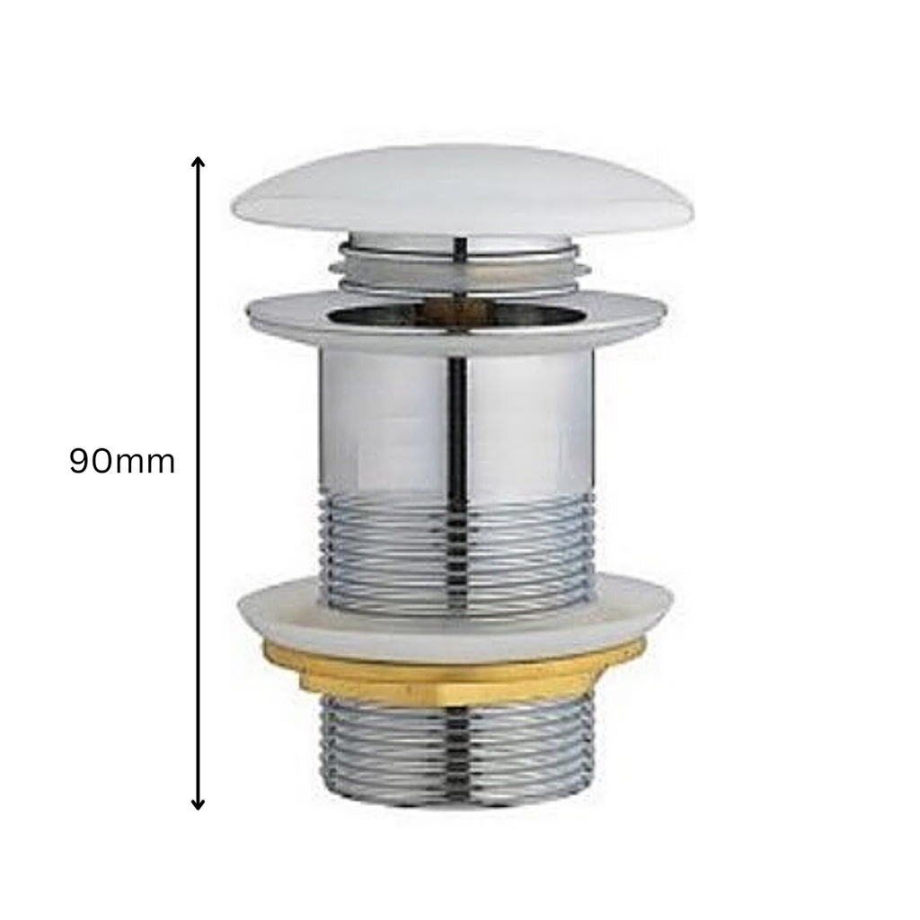 ALFRED VICTORIA Popup Waste Strainer  (1 1/4") - White