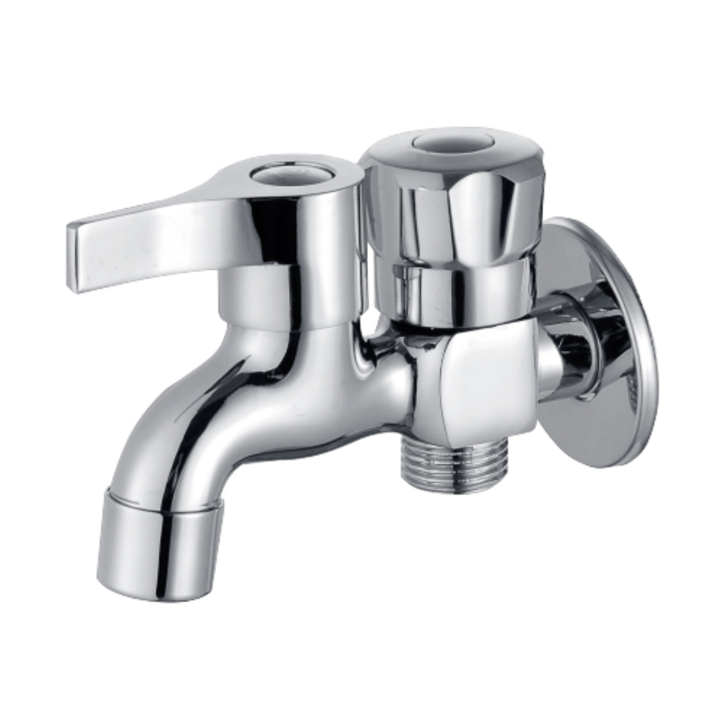 PROPHEX Brass Chrome 2x Way Bib Tap