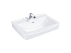 DOCASA Wall Hung Wash Basin come with single pre-punched tap hole, overflow & cap