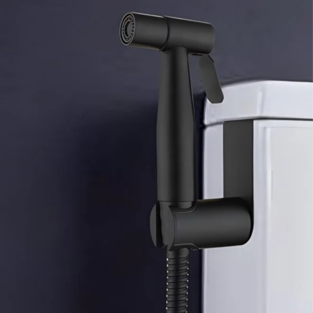 Matt Black Bidet Spray with 1.2m Hose & Holder