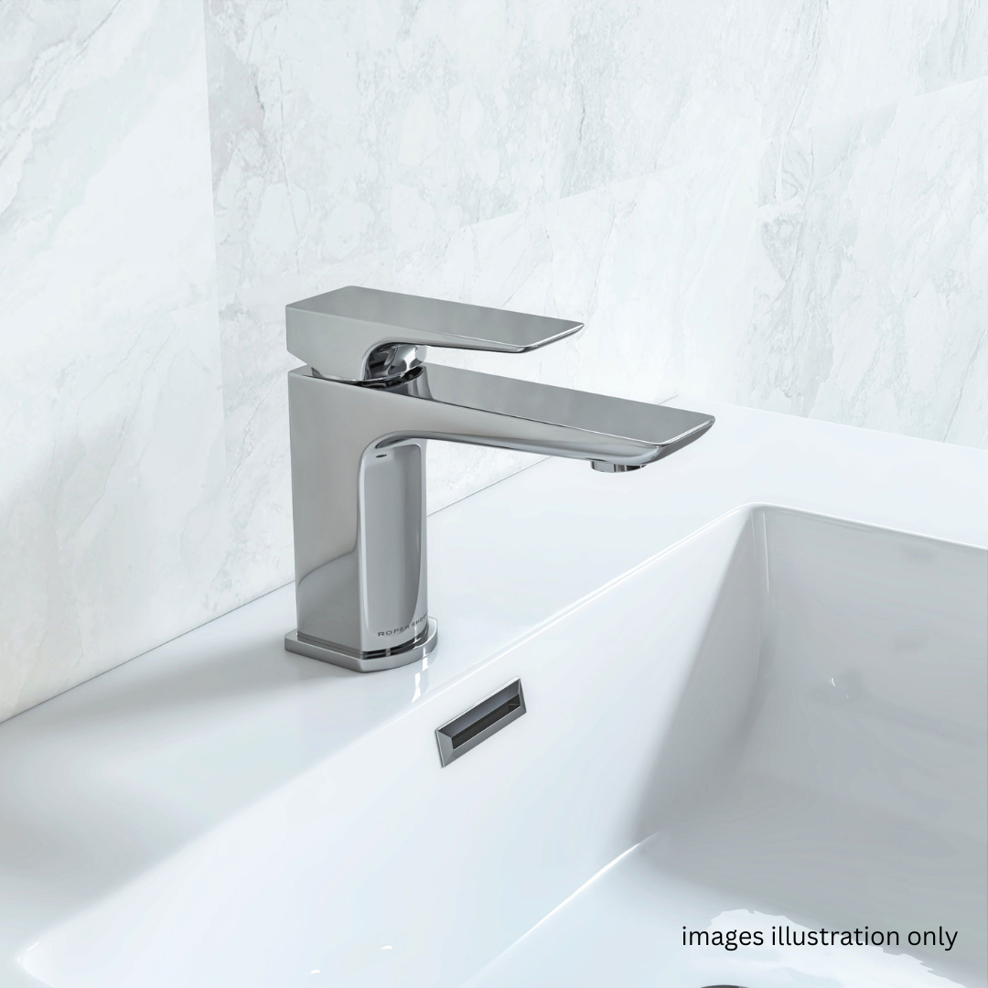 ALFRED VICTORIA 150mm Single Lever Basin Mixer Tap - Chrome