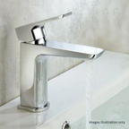 ALFRED VICTORIA 150mm Single Lever Basin Mixer Tap - Chrome