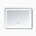DOCASA White Aluminium LED Mirror - Rectangle
