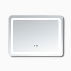 DOCASA White Aluminium LED Mirror - Rectangle