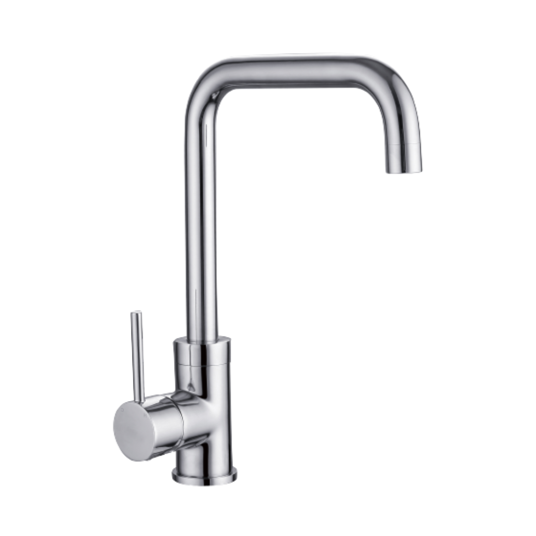 ALFRED VICTORIA 325mm Chrome Single Lever Sink Mixer with Swivel Spout