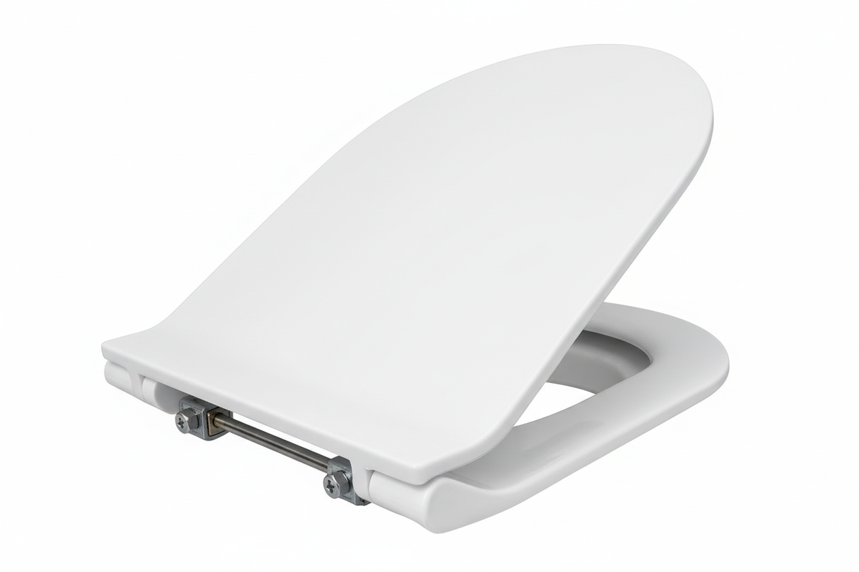 D-Shape 360mm Soft-Close Seat & Cover - Thin Profile