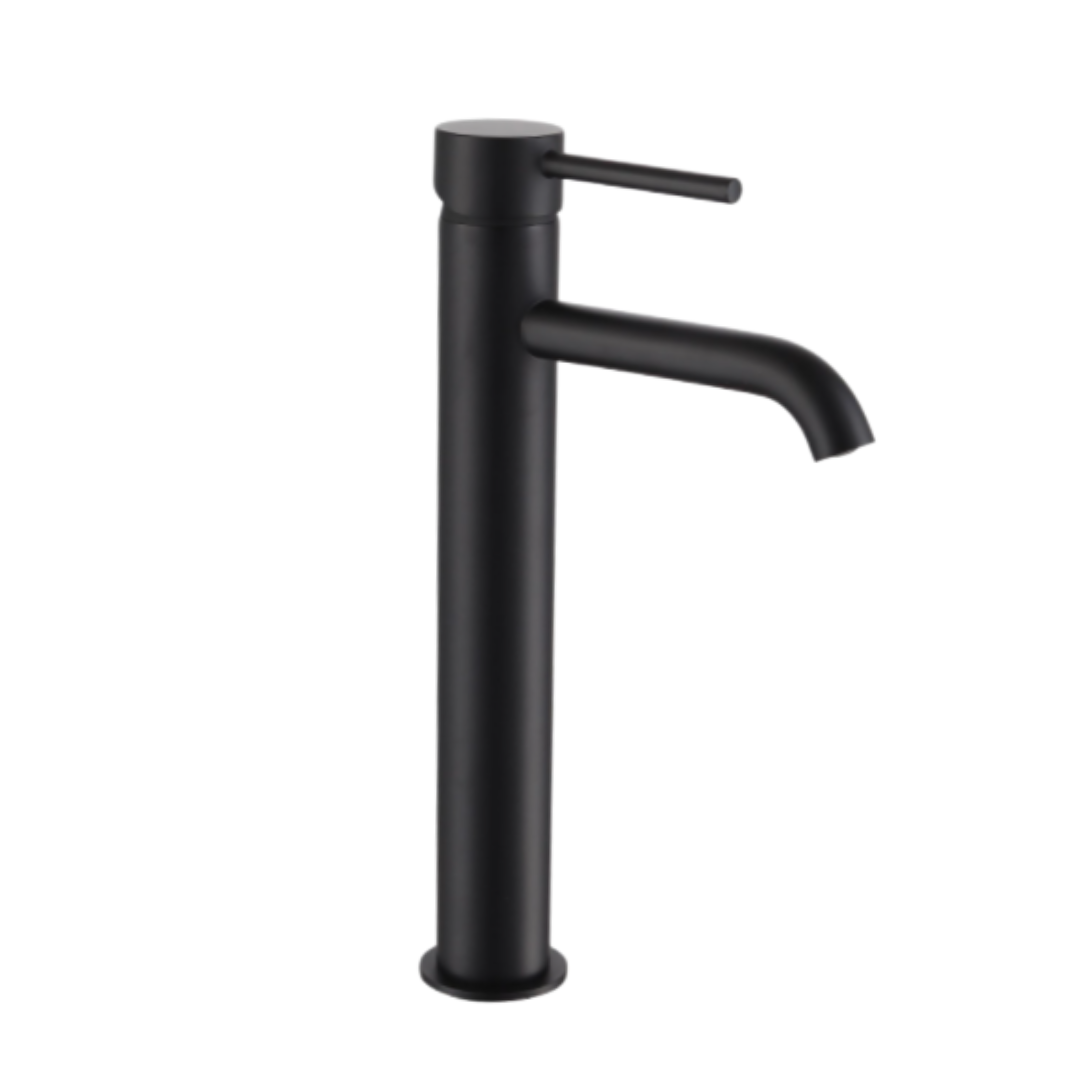 ALFRED VICTORIA 305mm Single Lever Basin Mixer Tap - Matt Black