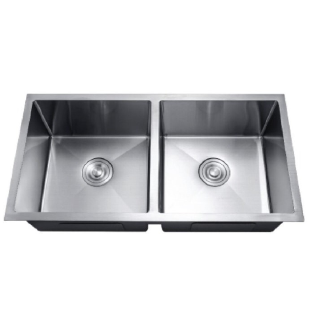 NOVA 890mm Undermount Kitchen Sink - Double Bowl