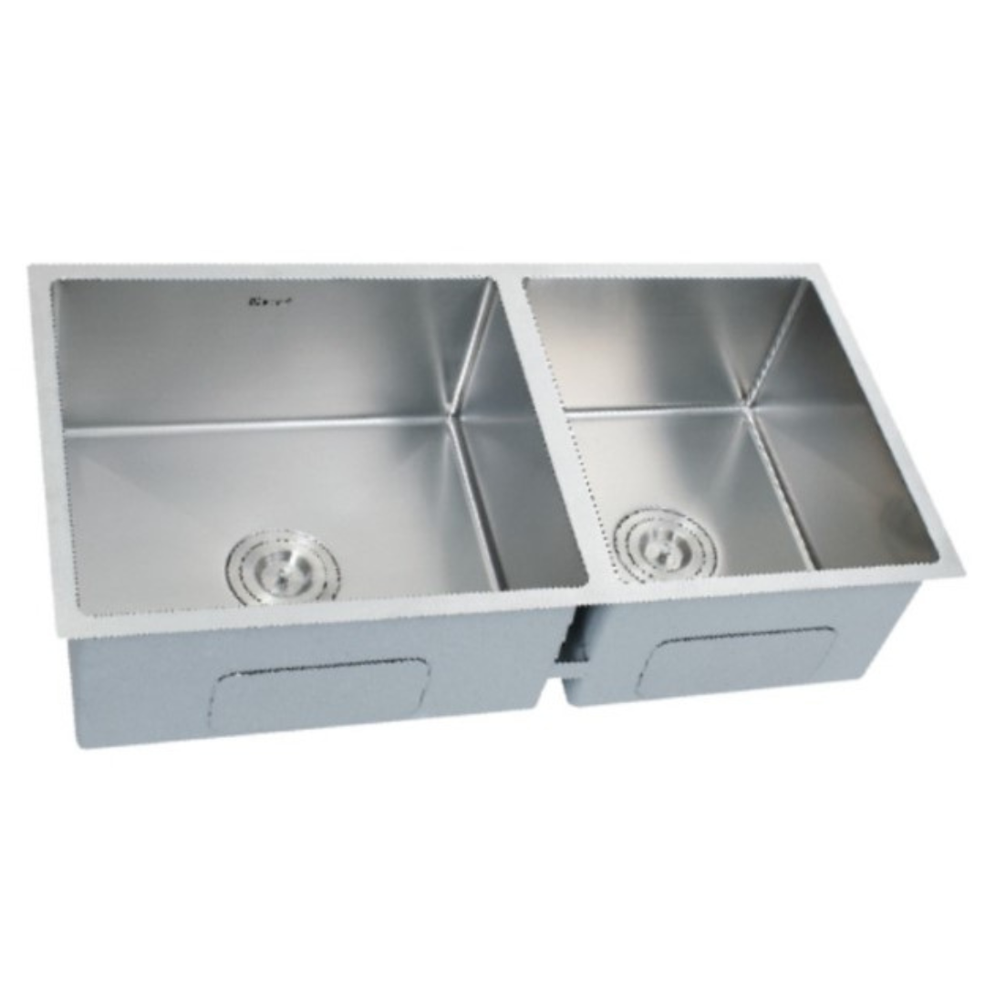 NOVA 890mm Undermount Kitchen Sink - Double Bowl