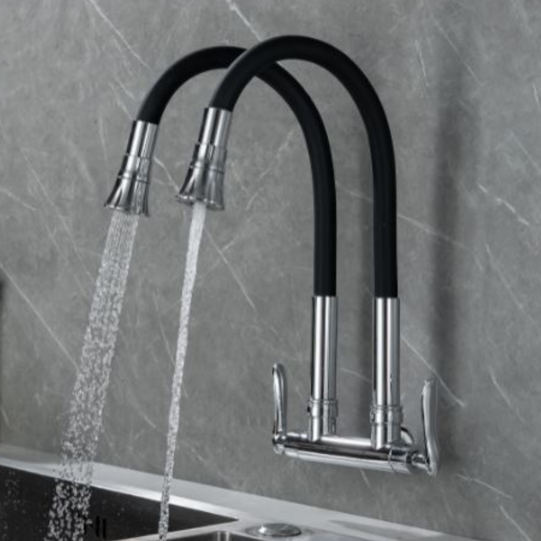 ALFRED VICTORIA Flexible Double Dual-mode Wall Sink Cold Tap