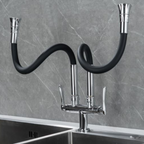 ALFRED VICTORIA Flexible Double Dual-mode Pillar Sink Cold Tap