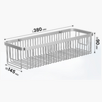 TAPI 380mm Stainless Steel Bathroom Basket