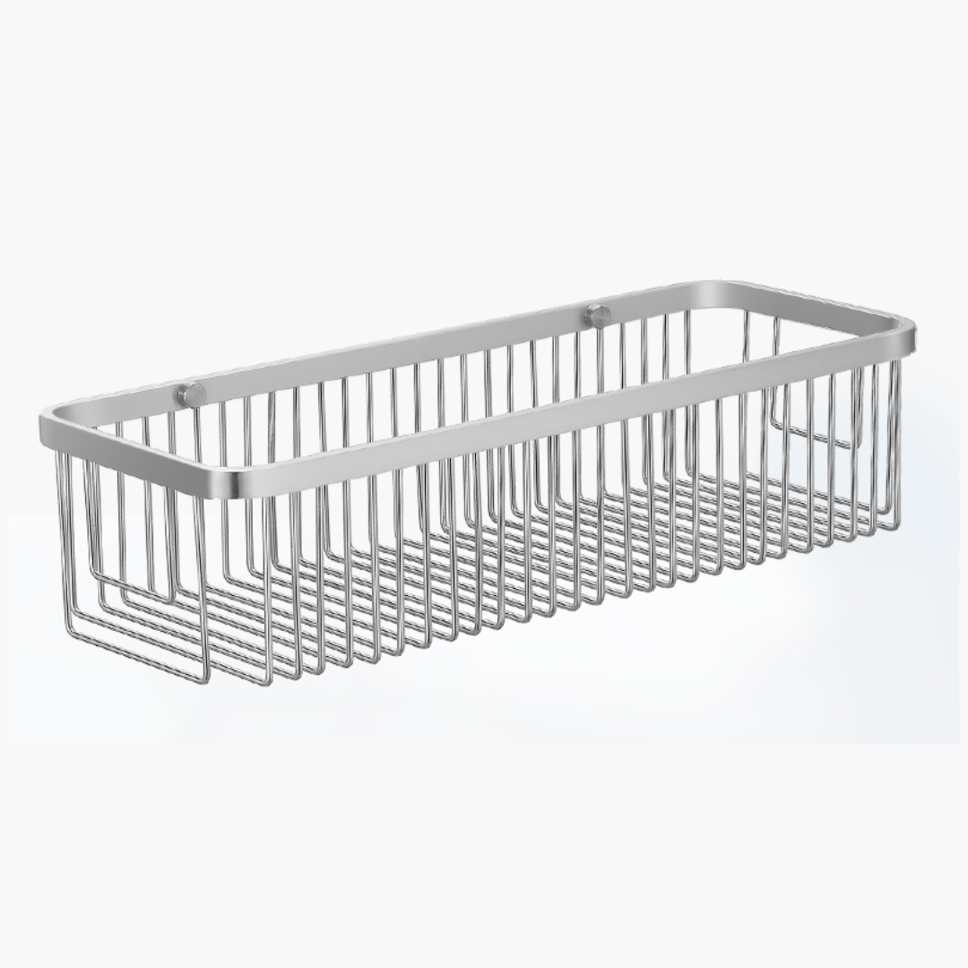 TAPI 380mm Stainless Steel Bathroom Basket