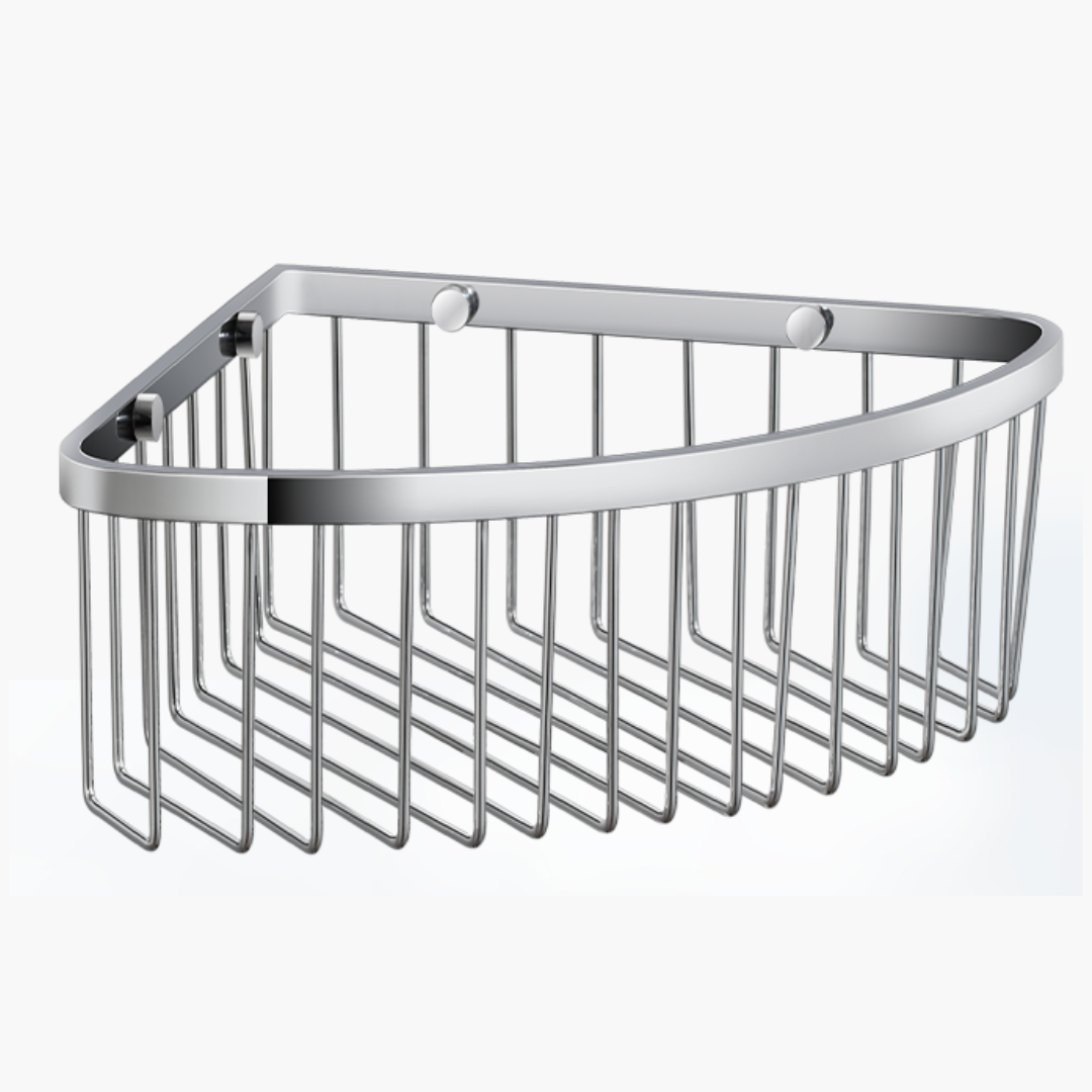 TAPI 230mm Stainless Steel Corner Bathroom Basket