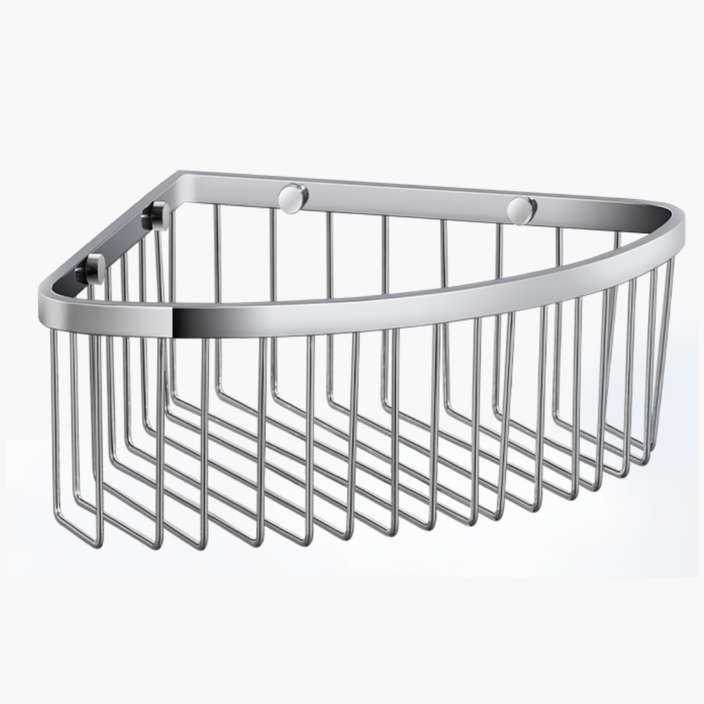 TAPI 230mm Stainless Steel Corner Bathroom Basket