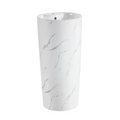 ITTO 805mm Ceramic Floor Standing Wash Basin with overflow
