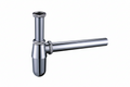 ITRON 1 1/2" Chrome Basin Bottle Trap c/w 300mm Pipe