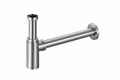 ITRON 1 1/4" Chrome Heavy Duty Bottle Trap c/w 300mm Pipe
