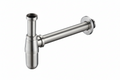ITRON 1 1/2" Stainless Steel Bottle Trap c/w 300mm Pipe