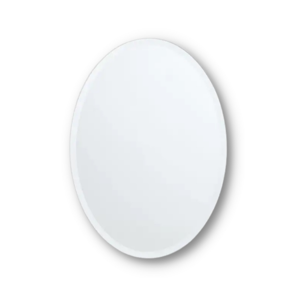 4mm Frameless Mirror - Oval Shape