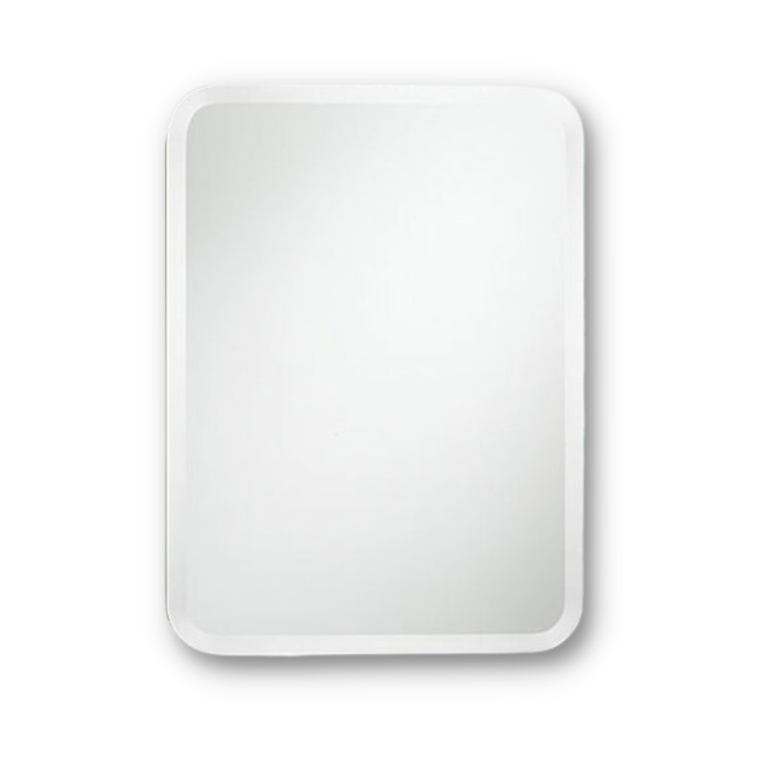 4mm Frameless Mirror - Rectangular Curve Shape