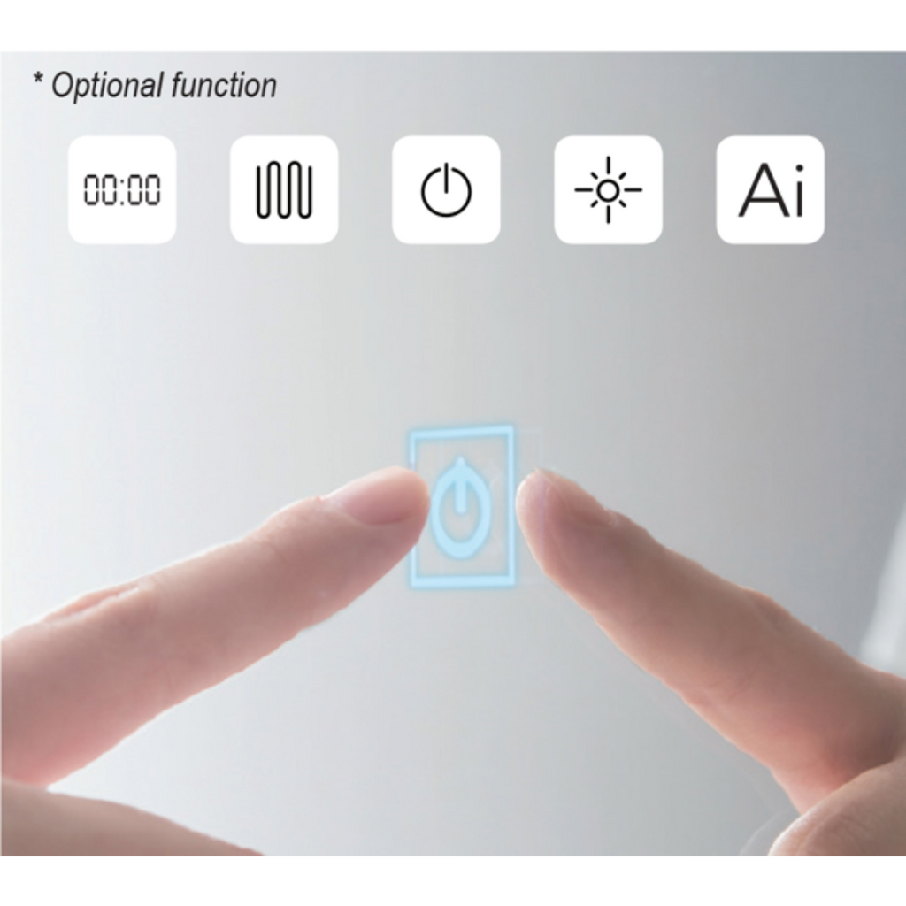 DOCASA Gold Aluminium LED Mirror - Rectangle