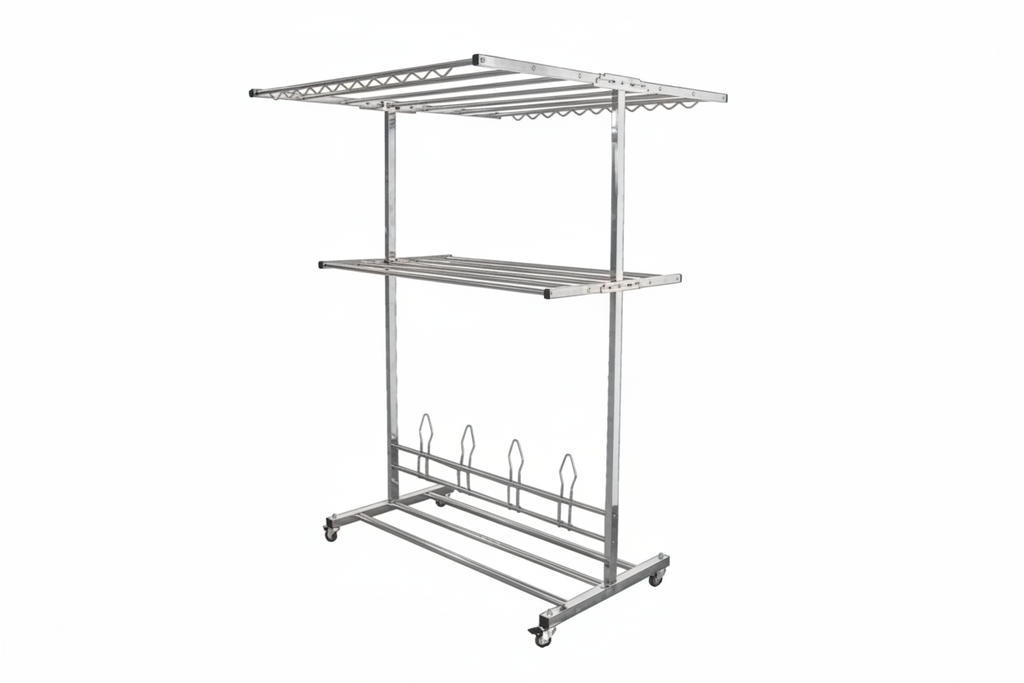 MOCHA 1225mm Stainless Steel Foldable Clothes Hangers