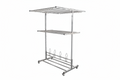 MOCHA 1225mm Stainless Steel Foldable Clothes Hangers