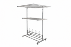 MOCHA 1225mm Stainless Steel Foldable Clothes Hangers