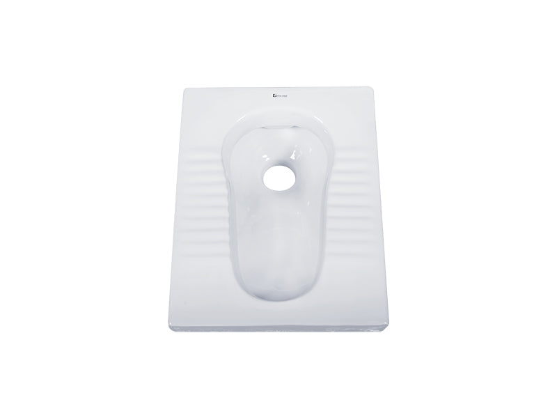 DOCASA Squatting Pan come with Integral Tread Plates
