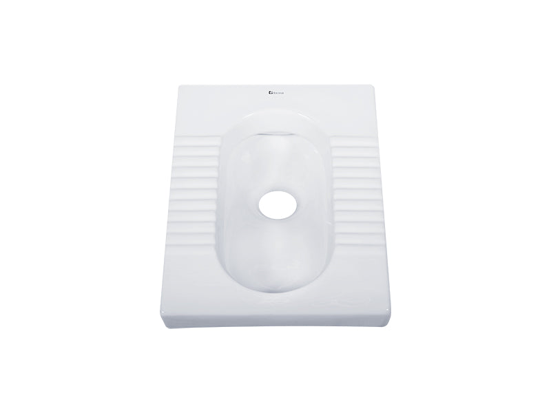 DOCASA Squatting Pan come with Integral Tread Plates