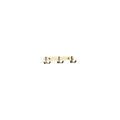 SORENTO 235mm Gold Brass Triple Robe Hook Bar