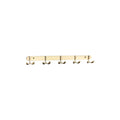 SORENTO 435mm Gold Brass Five Robe Hook Bar