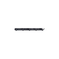 SORENTO Matte Black Five Robe Hook Bar