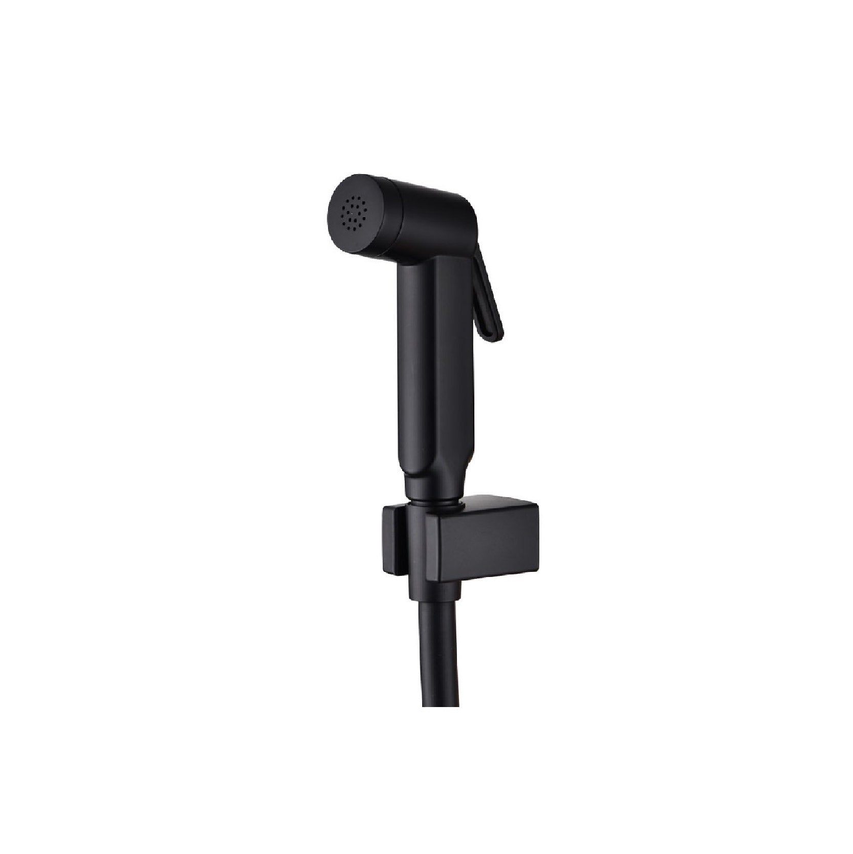 SORENTO Black Hand Bidet Spray Set c/w 1.2m Flexible Hose