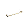 SORENTO 745mm Single Gold Chrome Towel Rail - Square