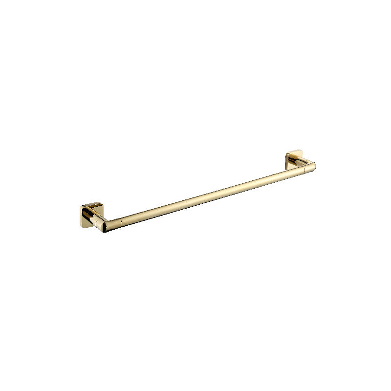 SORENTO 745mm Single Gold Chrome Towel Rail - Square