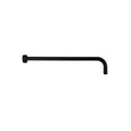 SORENTO 450mm Black Stainless Steel Round Wall Mounted Shower Arm