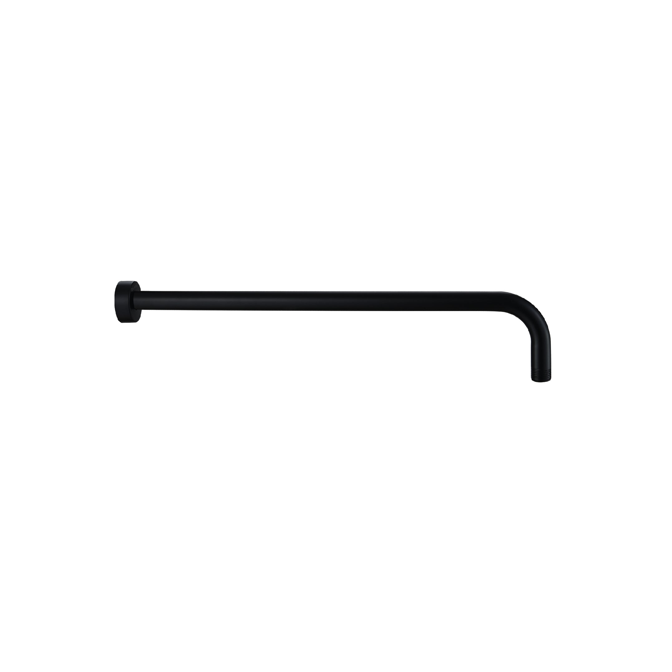 SORENTO 450mm Black Stainless Steel Round Wall Mounted Shower Arm