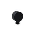 SORENTO Wall Mounted Brass Round Union Concealed Shower Connector - Matte Black