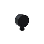 SORENTO Wall Mounted Brass Round Union Concealed Shower Connector - Matte Black